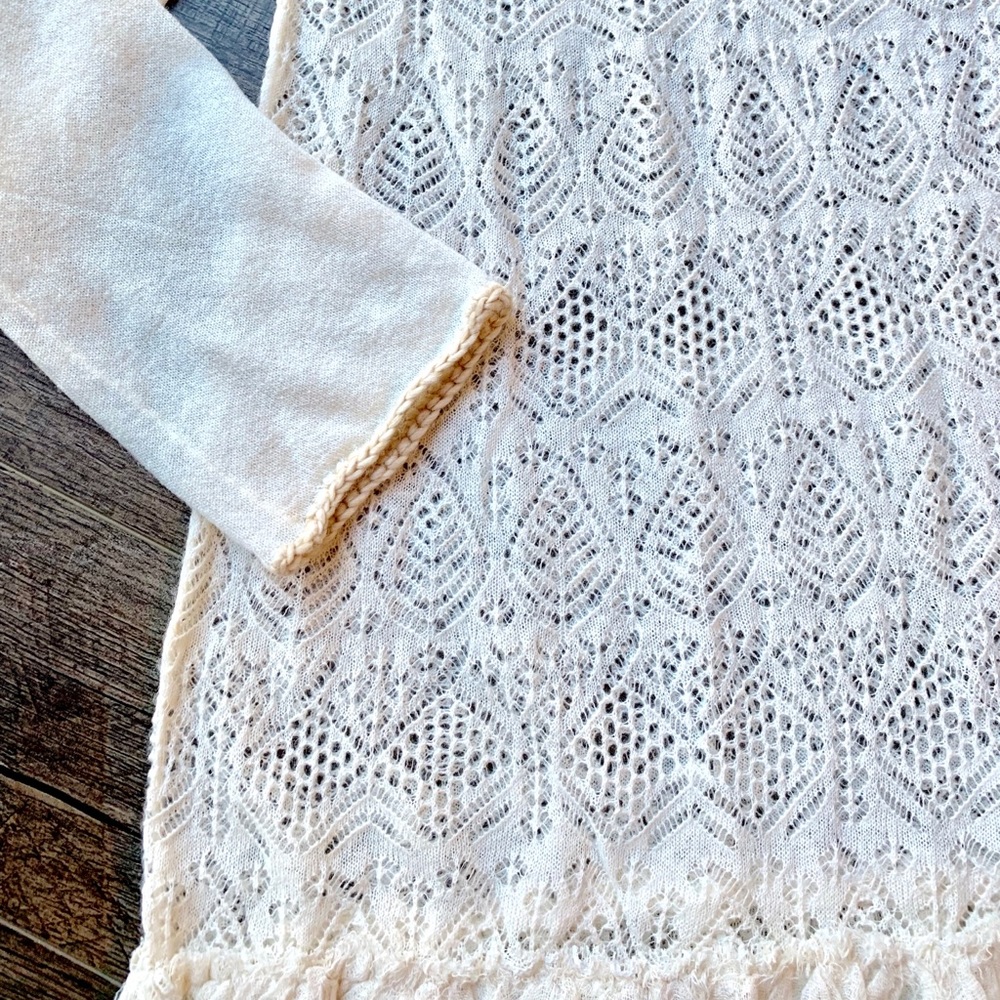 ❤️SOLD Free People boho Dreamy lace tunic dress - Picture 5 of 8